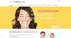 Desktop Screenshot of detandenkliniek.com