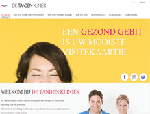Tablet Screenshot of detandenkliniek.com